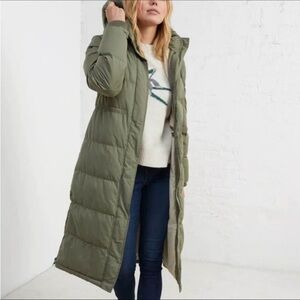 upwest convertible puffy parka green small
